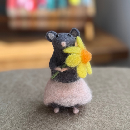La Petite Mouse - Needle Felted Wool Mouse