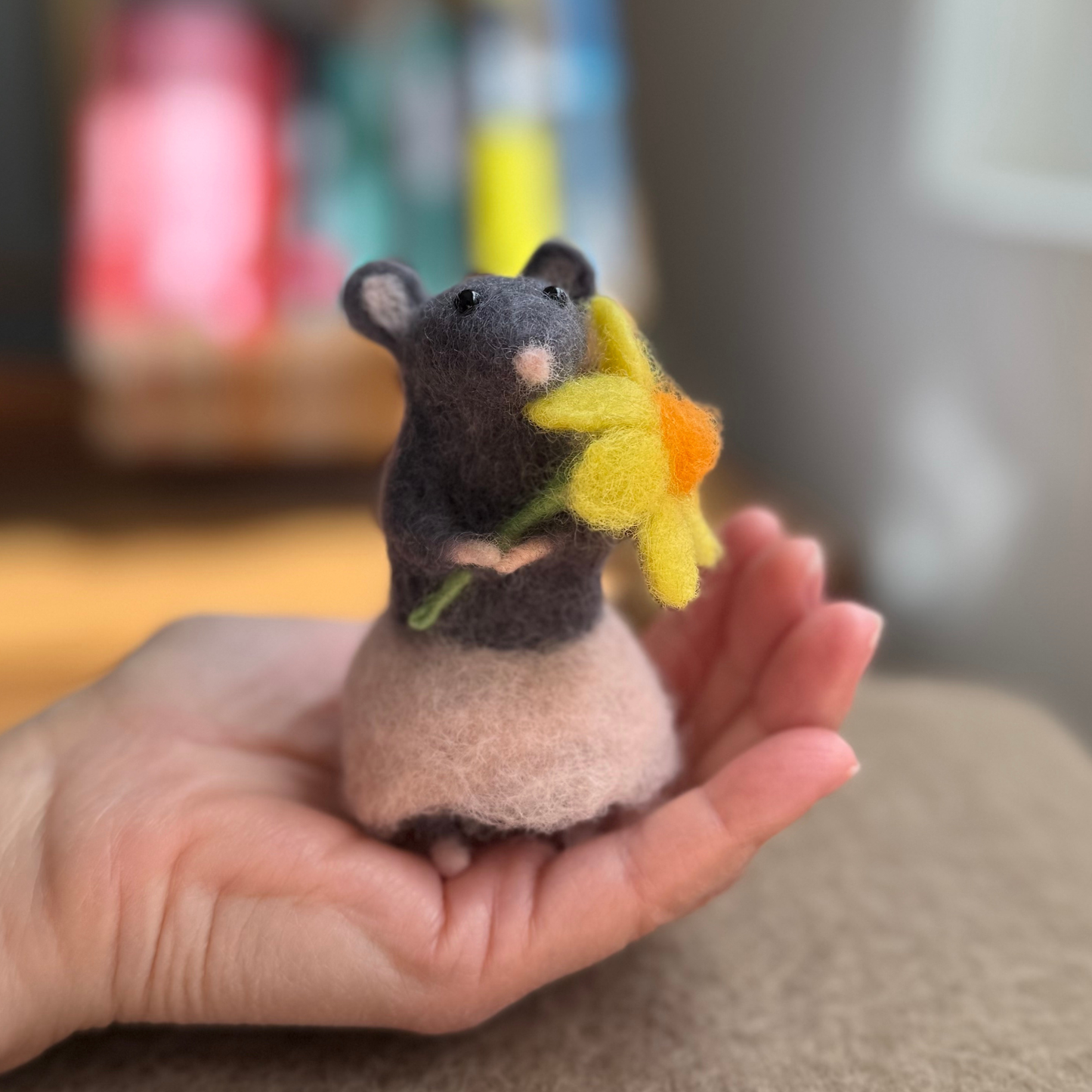 La Petite Mouse - Needle Felted Wool Mouse