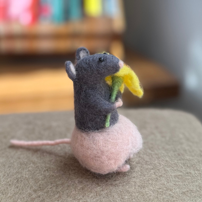 La Petite Mouse - Needle Felted Wool Mouse